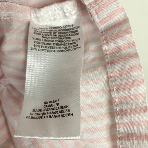 Penelope Mack Daisy Floral Striped Dress – Size 4, Keyhole Back - Picture 3 of 5